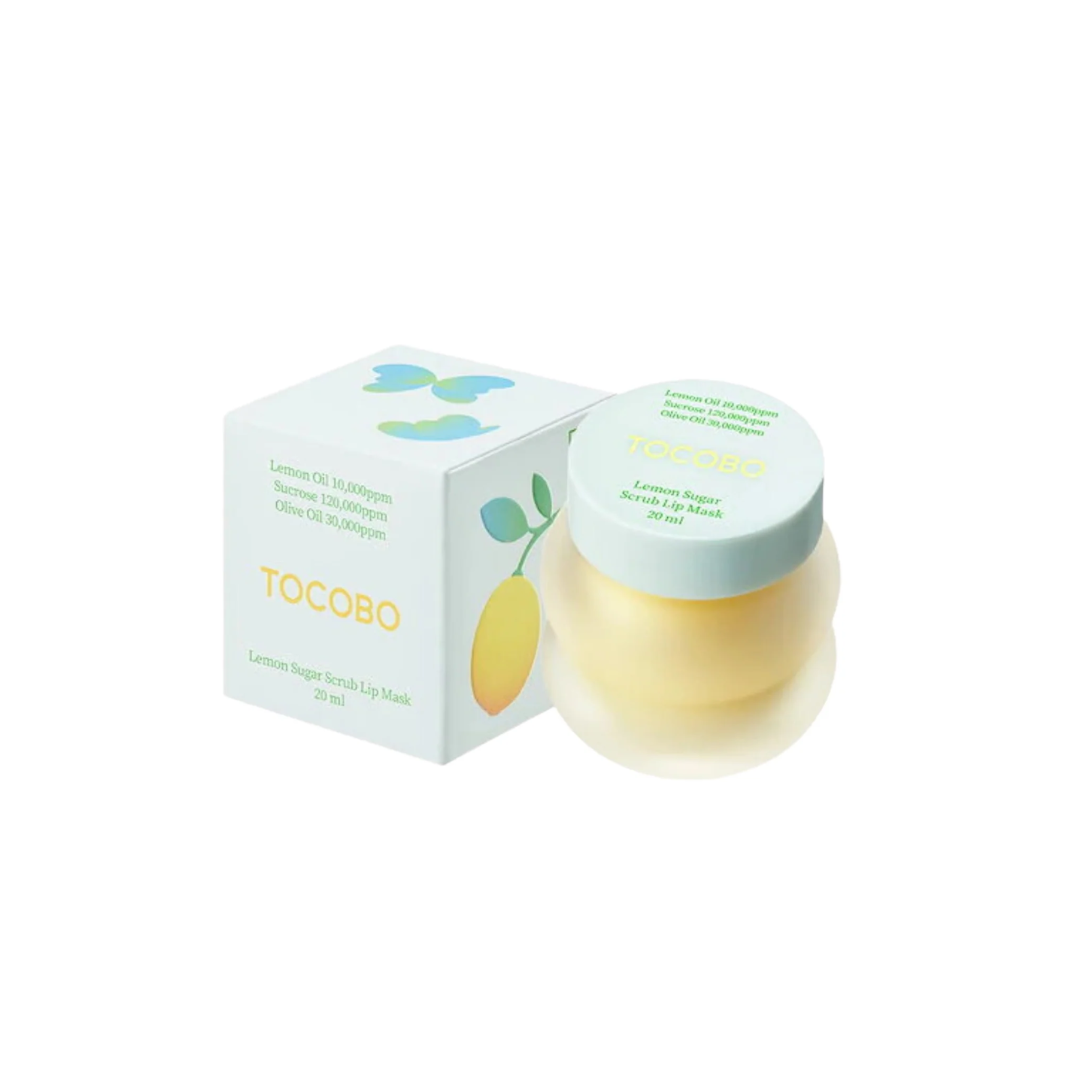 TOCOBO - Lemon Sugar Scrub Lip Mask - Masque à Lèvres Gommage au Sucre et Citron.