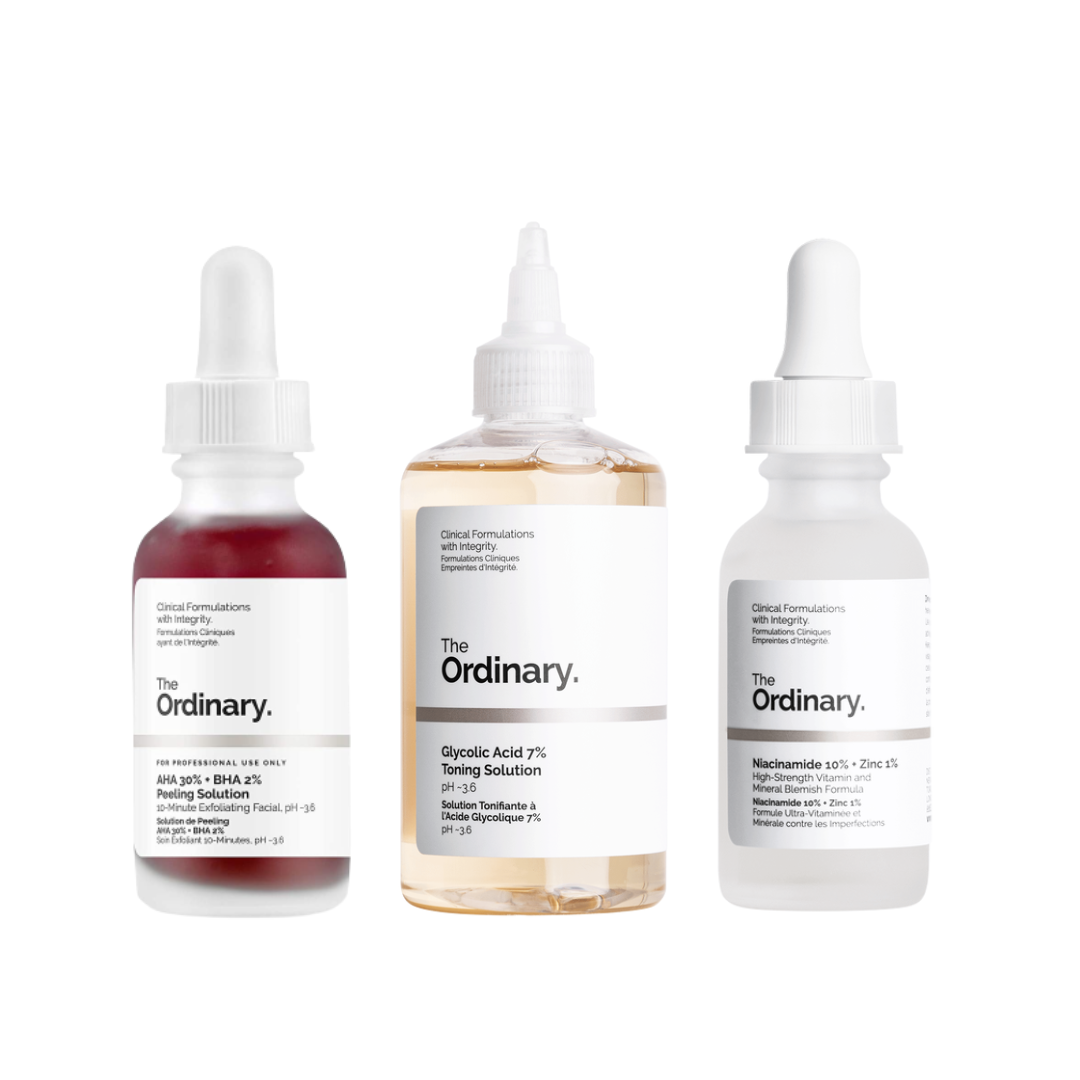 Glycolic Acid + Peeling + Niacinamide Trio