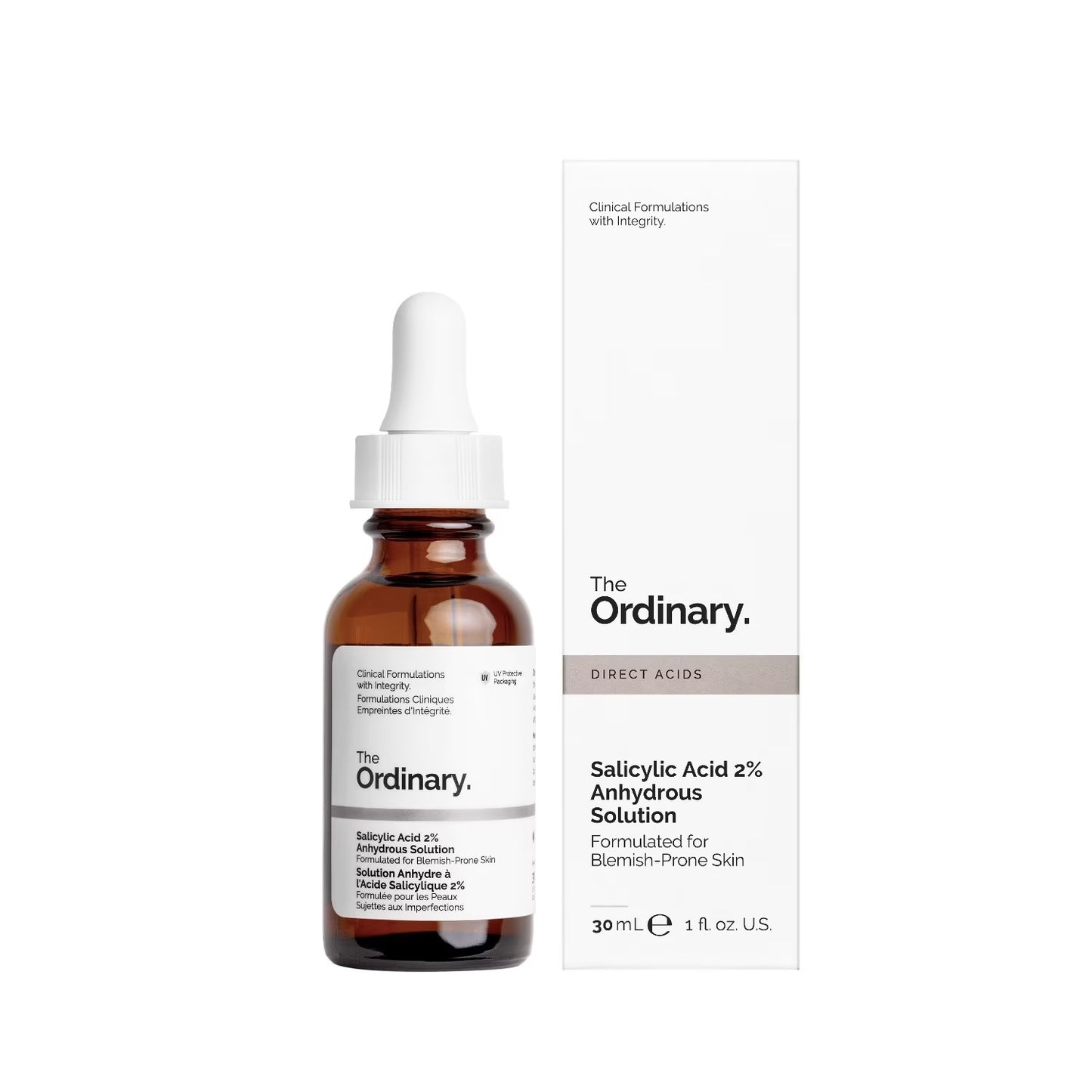 The Ordinary Solution Anhydre D'Acide Salicylique À 2 % Sérum Anti-Imperfections
