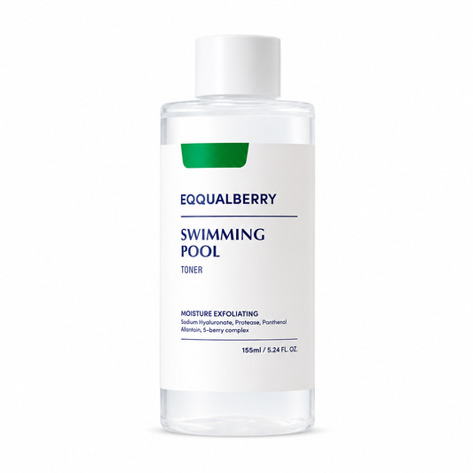 EQQUALBERRY Swimming Pool Toner – Tonique Hydratant & Exfoliant