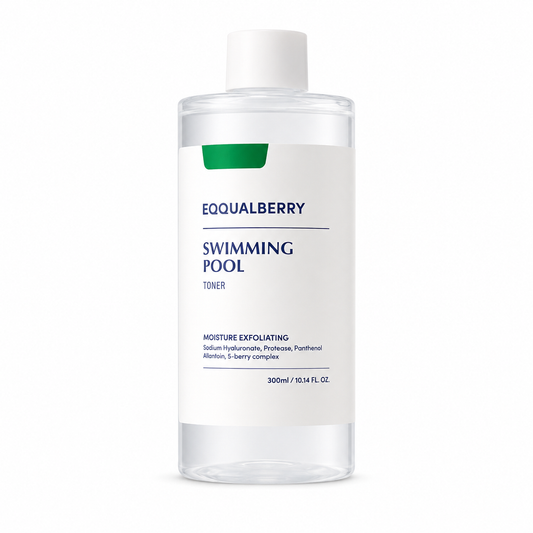 EQQUALBERRY Swimming Pool Toner – Tonique Hydratant & Exfoliant
