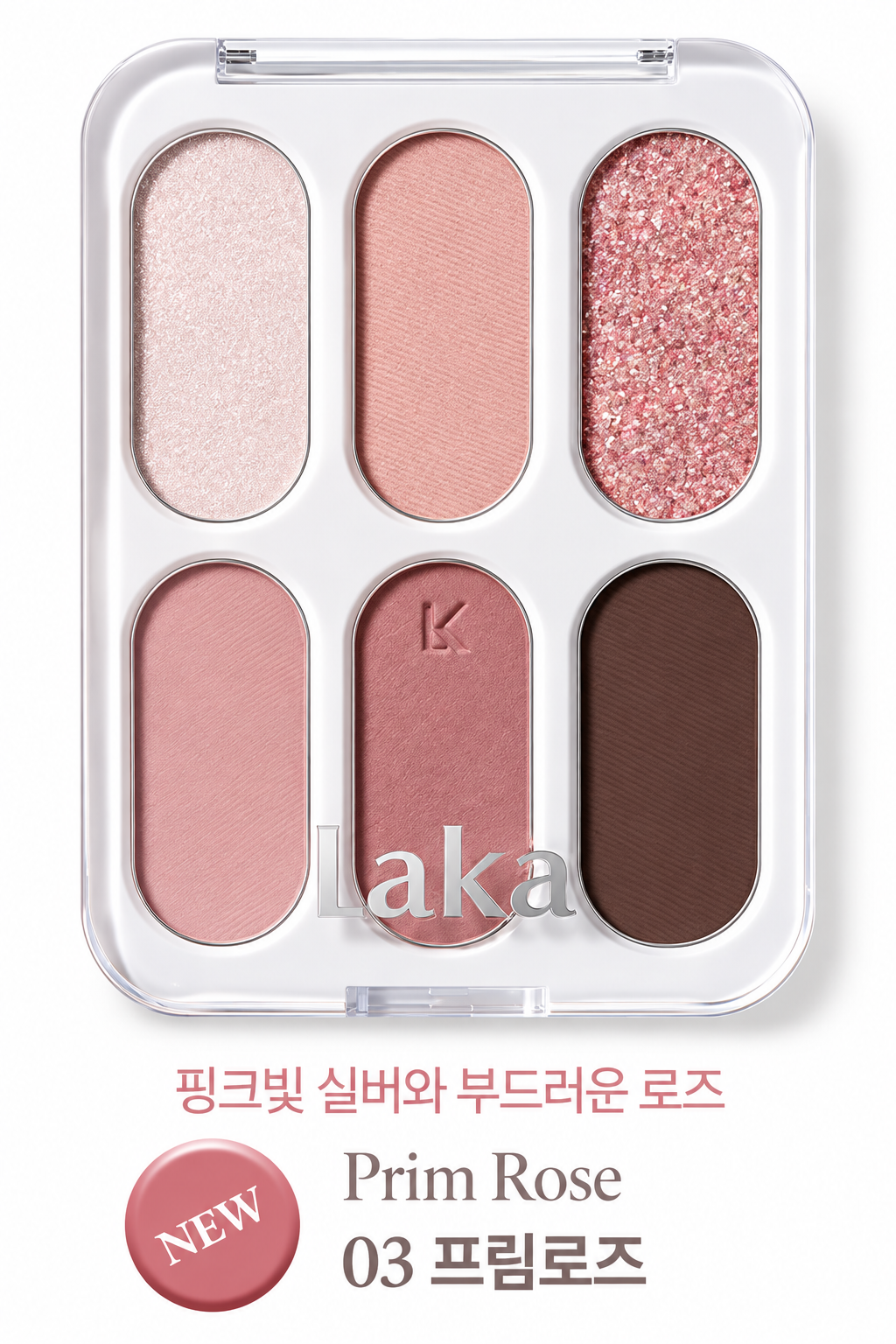 Laka Forever6 Eye Palette – Palette de 6 Fards à Paupières Haute Pigmentation