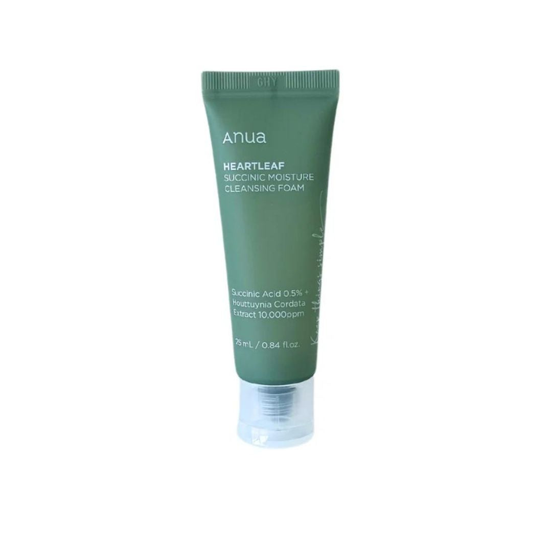 ANUA Heartleaf Succinic Moisture Cleansing Foam – Nettoyant Purifiant & Hydratant