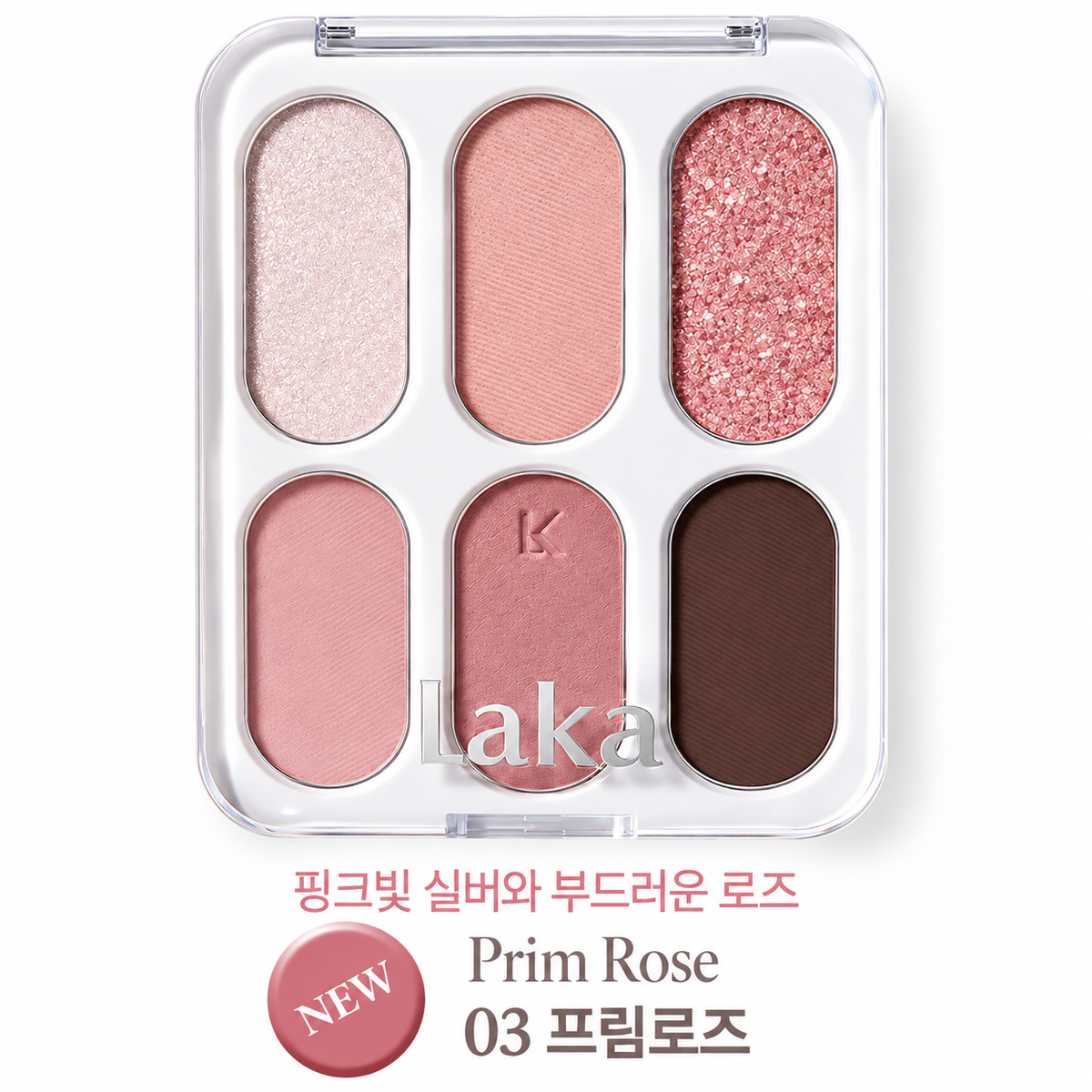 Laka Forever6 Eye Palette – Palette de 6 Fards à Paupières Haute Pigmentation