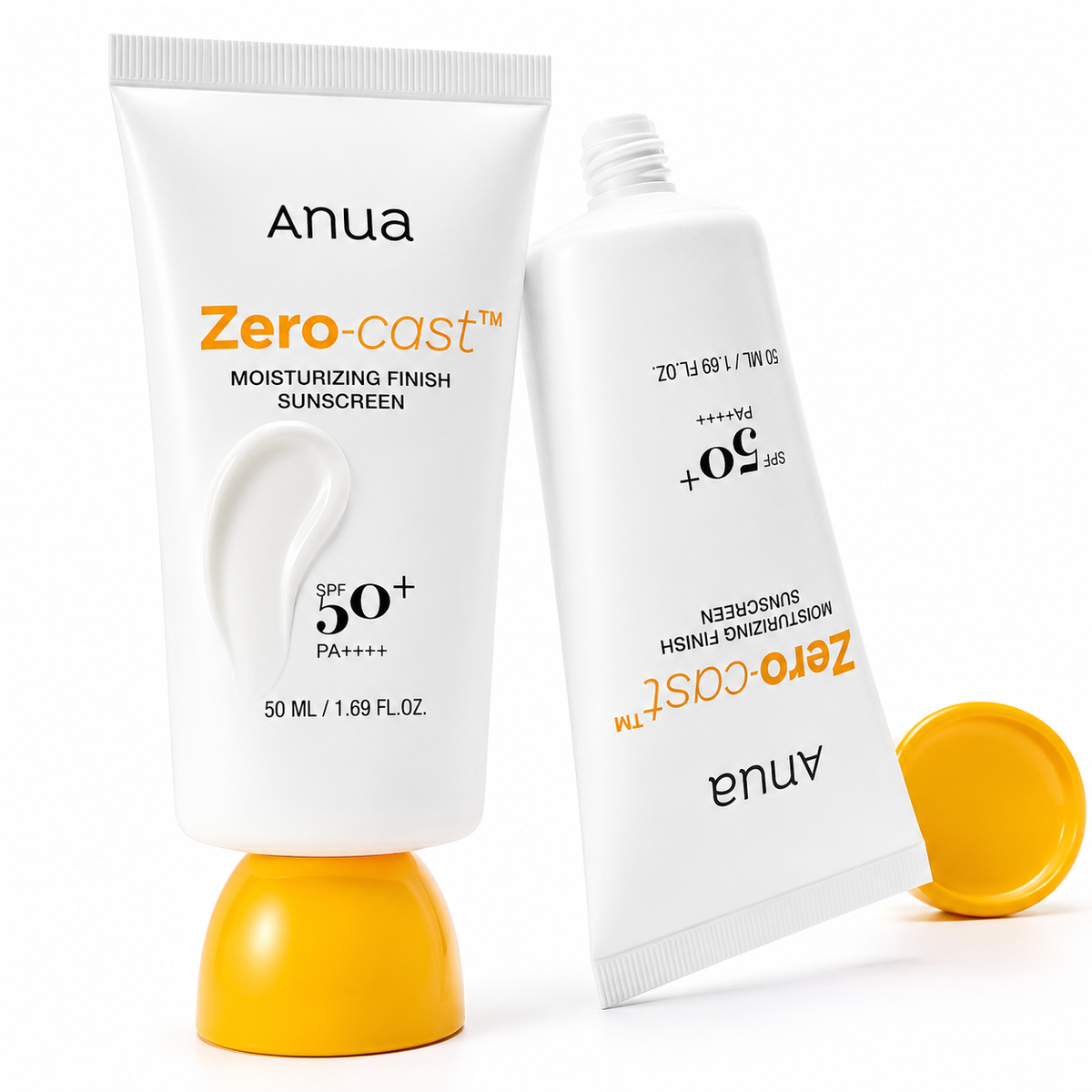 Anua  Zero-Cast Moisturizing Finish Sunscreen - Crème solaire waterproof