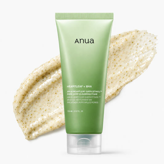 ANUA Heartleaf Quercetinol™ Pore Deep Cleansing Foam – Nettoyant Purifiant & Soin des Pores