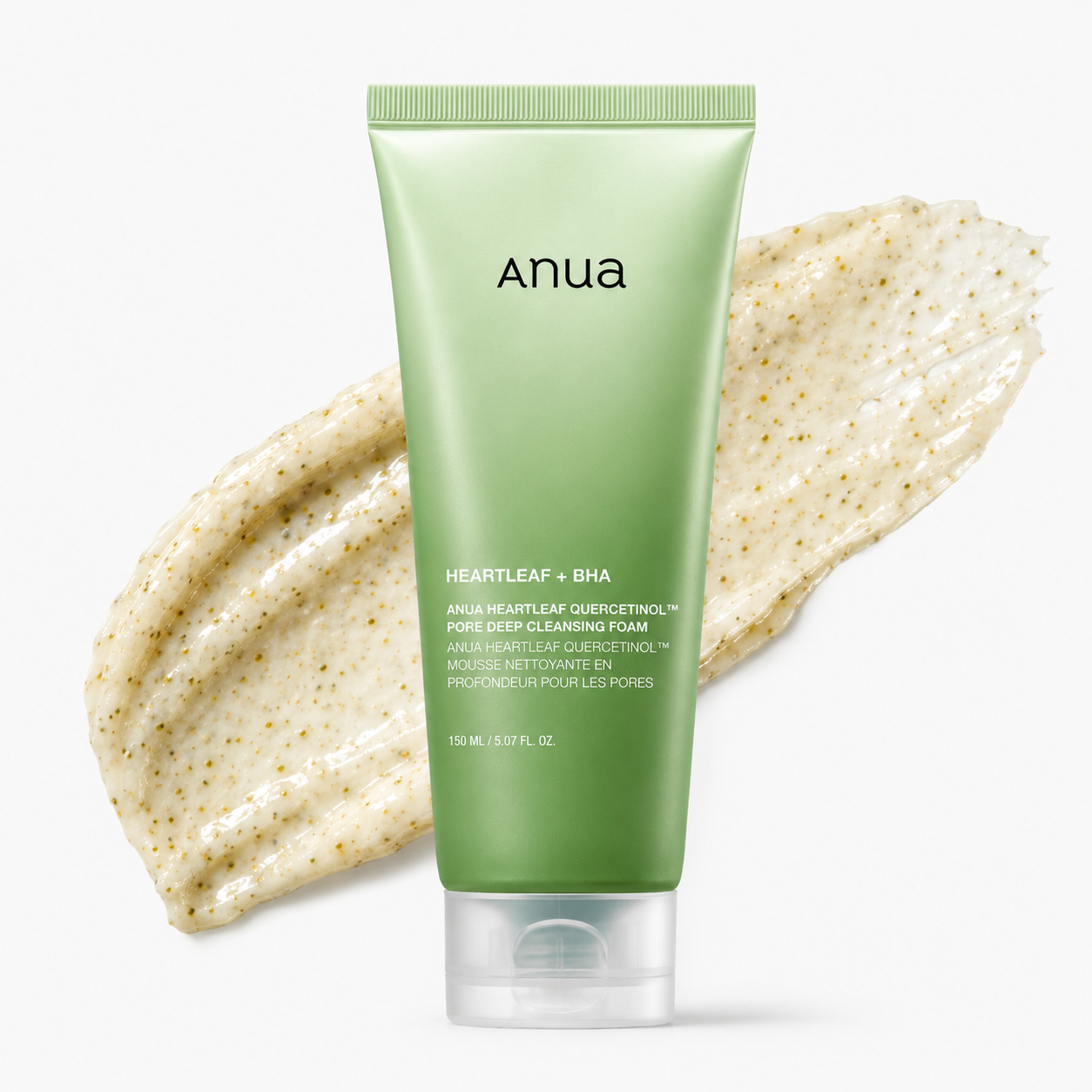 ANUA Heartleaf Quercetinol™ Pore Deep Cleansing Foam – Nettoyant Purifiant & Soin des Pores