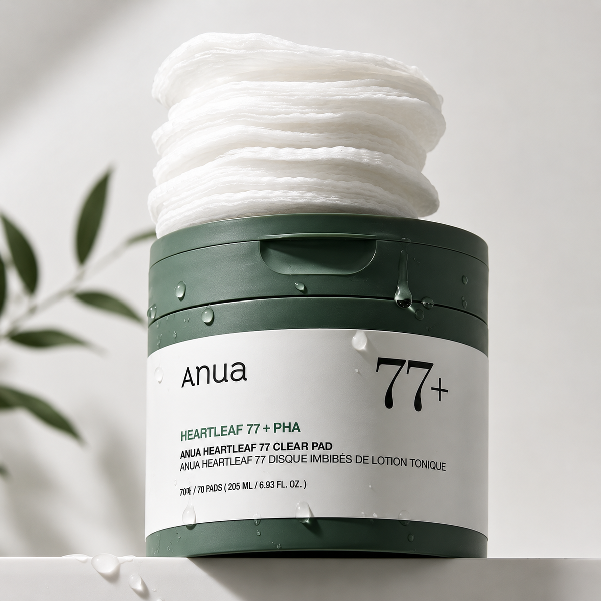ANUA Heartleaf 77 Clear Pad – Disques Exfoliants Apaisants