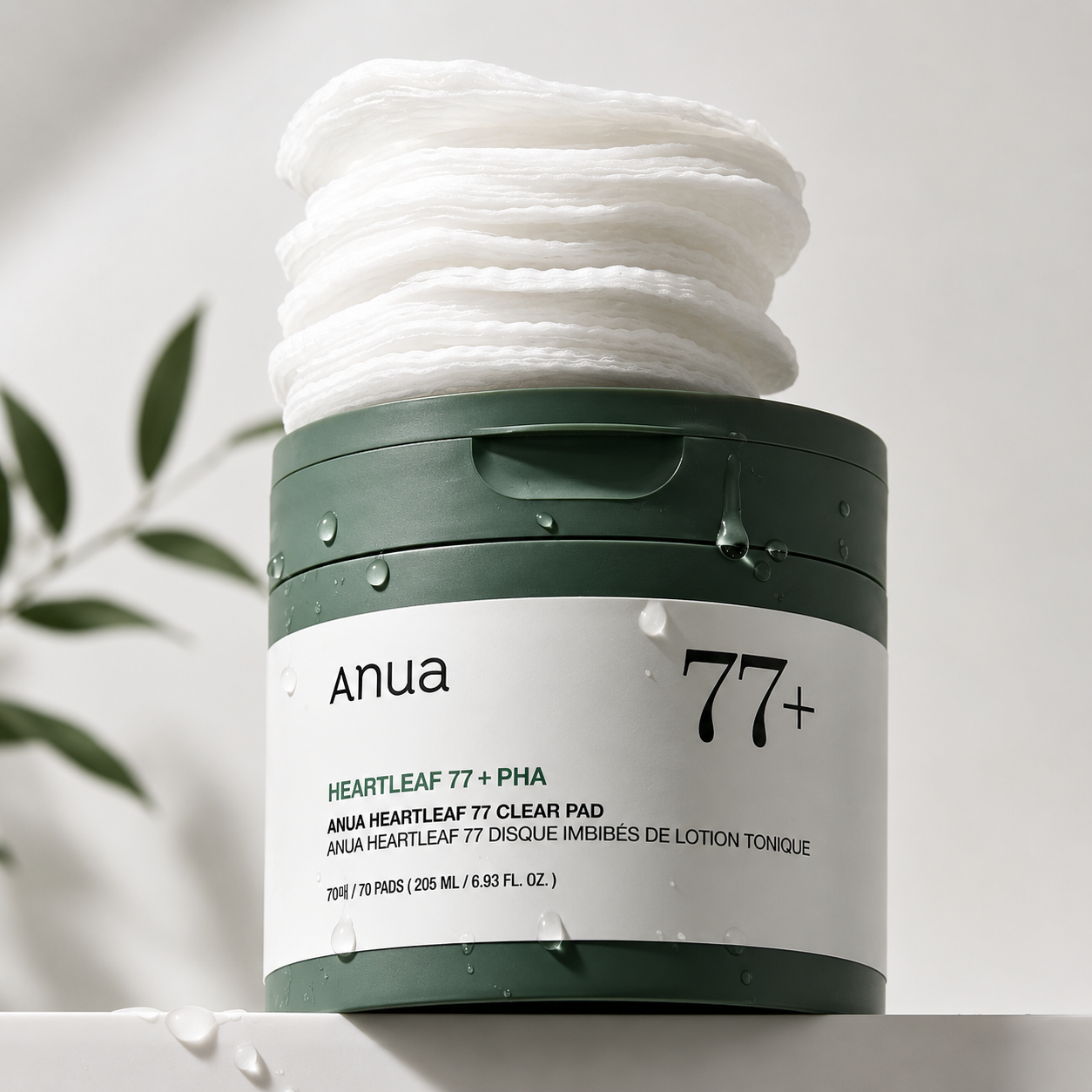 ANUA Heartleaf 77 Clear Pad – Disques Exfoliants Apaisants