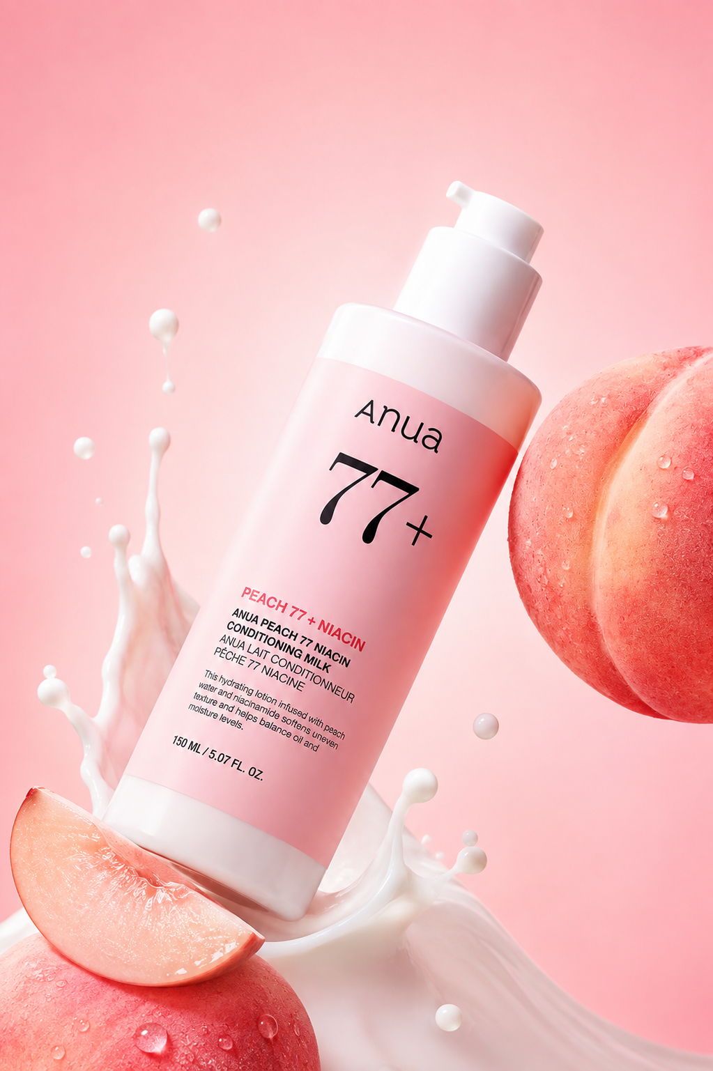 ANUA Peach 77 Niacin Conditioning Milk – Lait Hydratant