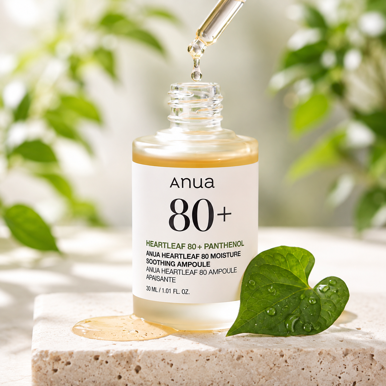 ANUA Heartleaf 80% Soothing Ampoule – Ampoule Apaisante