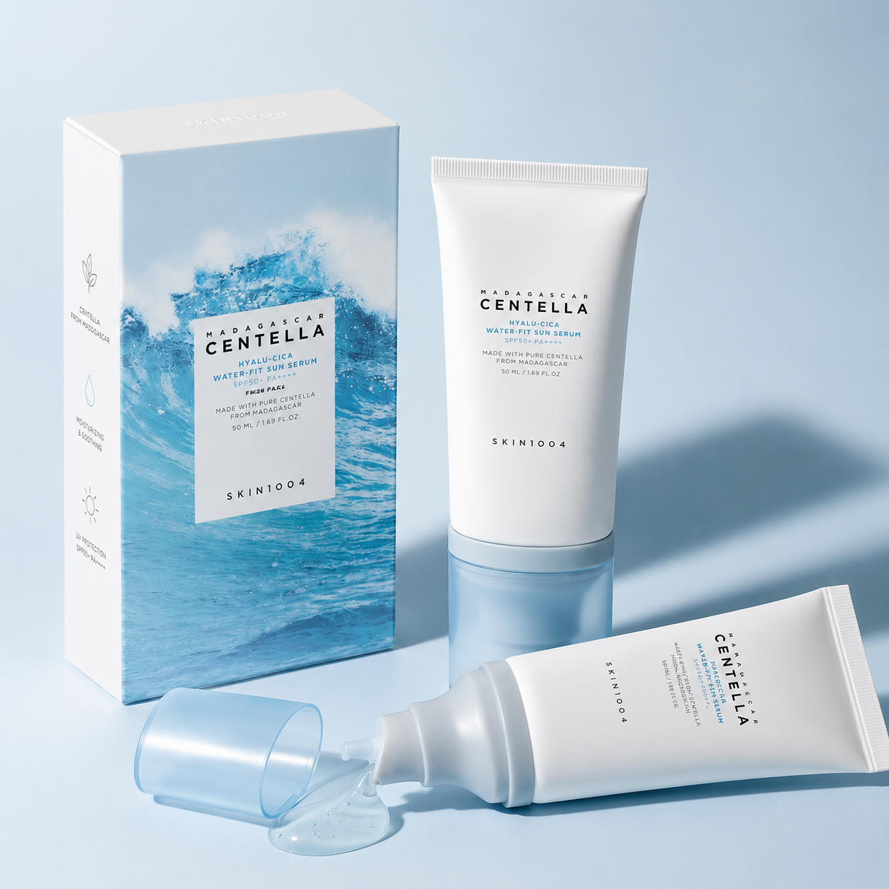 Centella Hyalu-Cica Water-Fit Sun Serum SPF50+ PA++++ (Twin Pack)