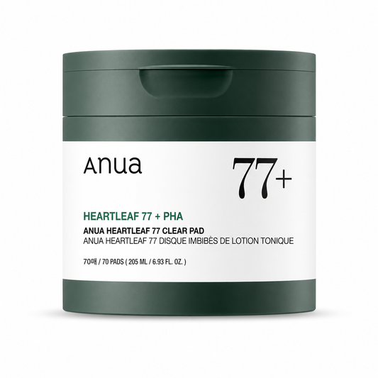 ANUA Heartleaf 77 Clear Pad – Disques Exfoliants Apaisants