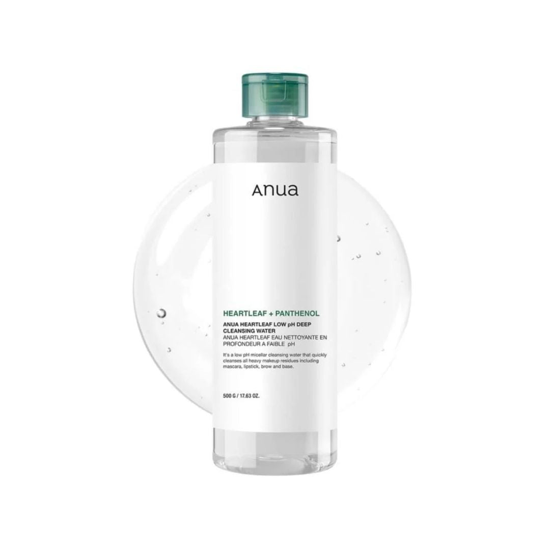 ANUA - Heartleaf 87% Low pH Deep Cleansing Water.