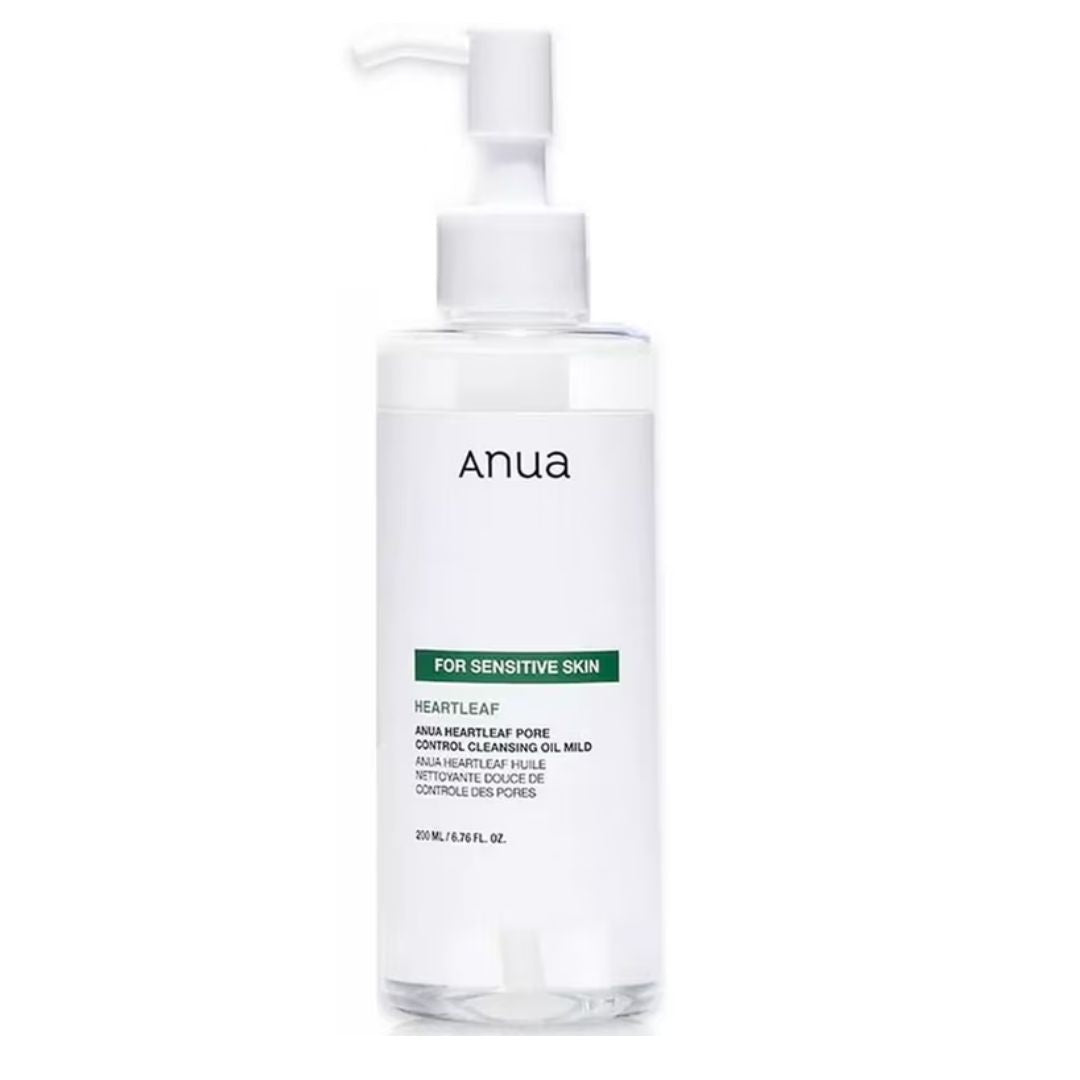 ANUA - Heartleaf Pore Control Cleansing Oil Mild - For sensitive skin.