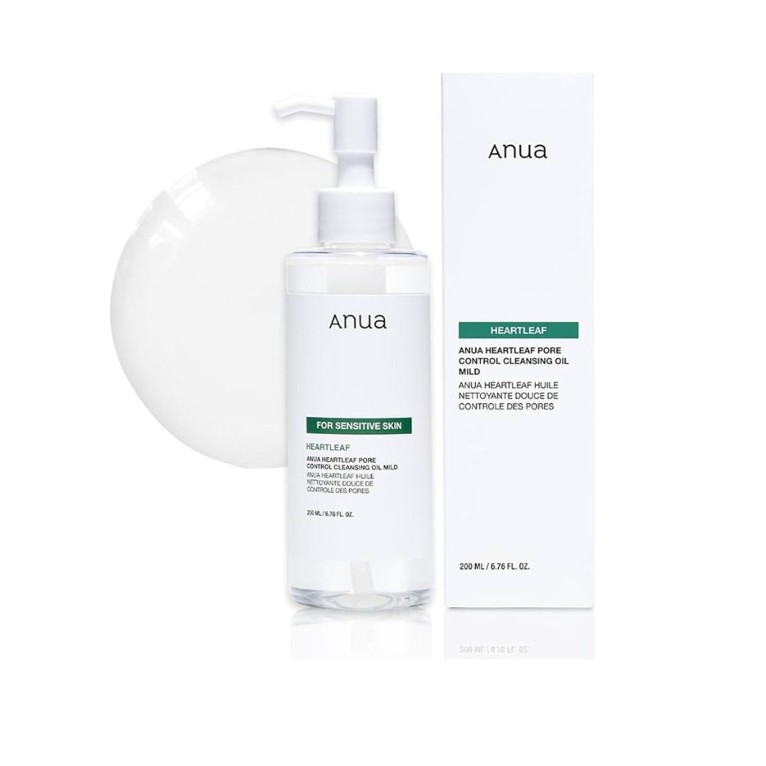 ANUA - Heartleaf Pore Control Cleansing Oil Mild - For sensitive skin.