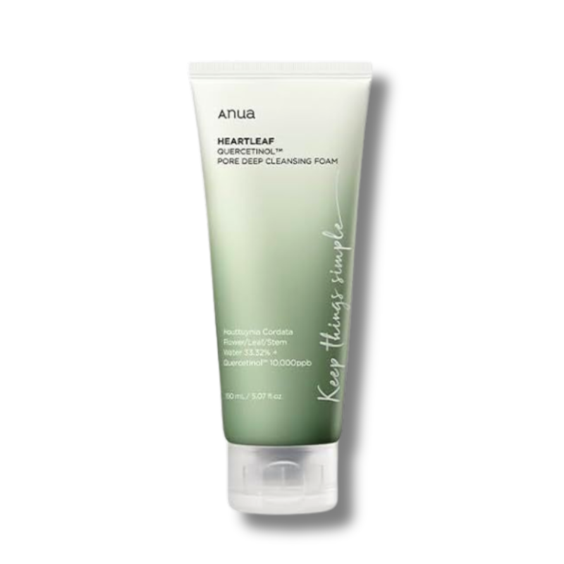 ANUA - Heartleaf Quercetinol Pore Deep Cleansing Foam - mousse nettoyante.