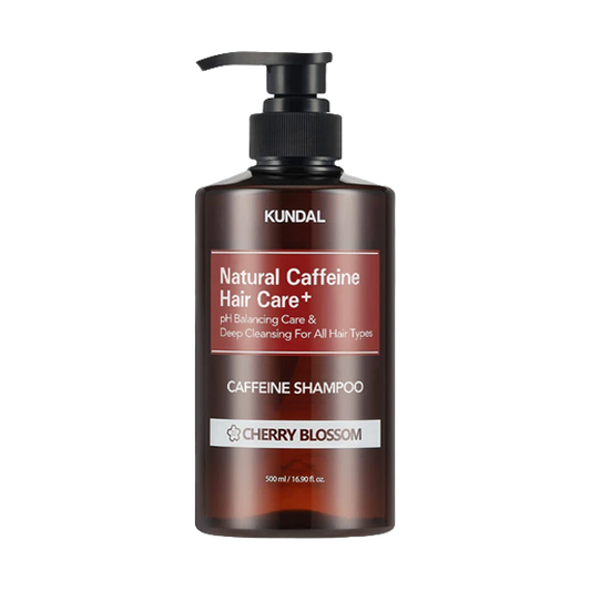 KUNDAL CAFFEINE SHAMPOO 500ML - CHERRY BLOSSOM