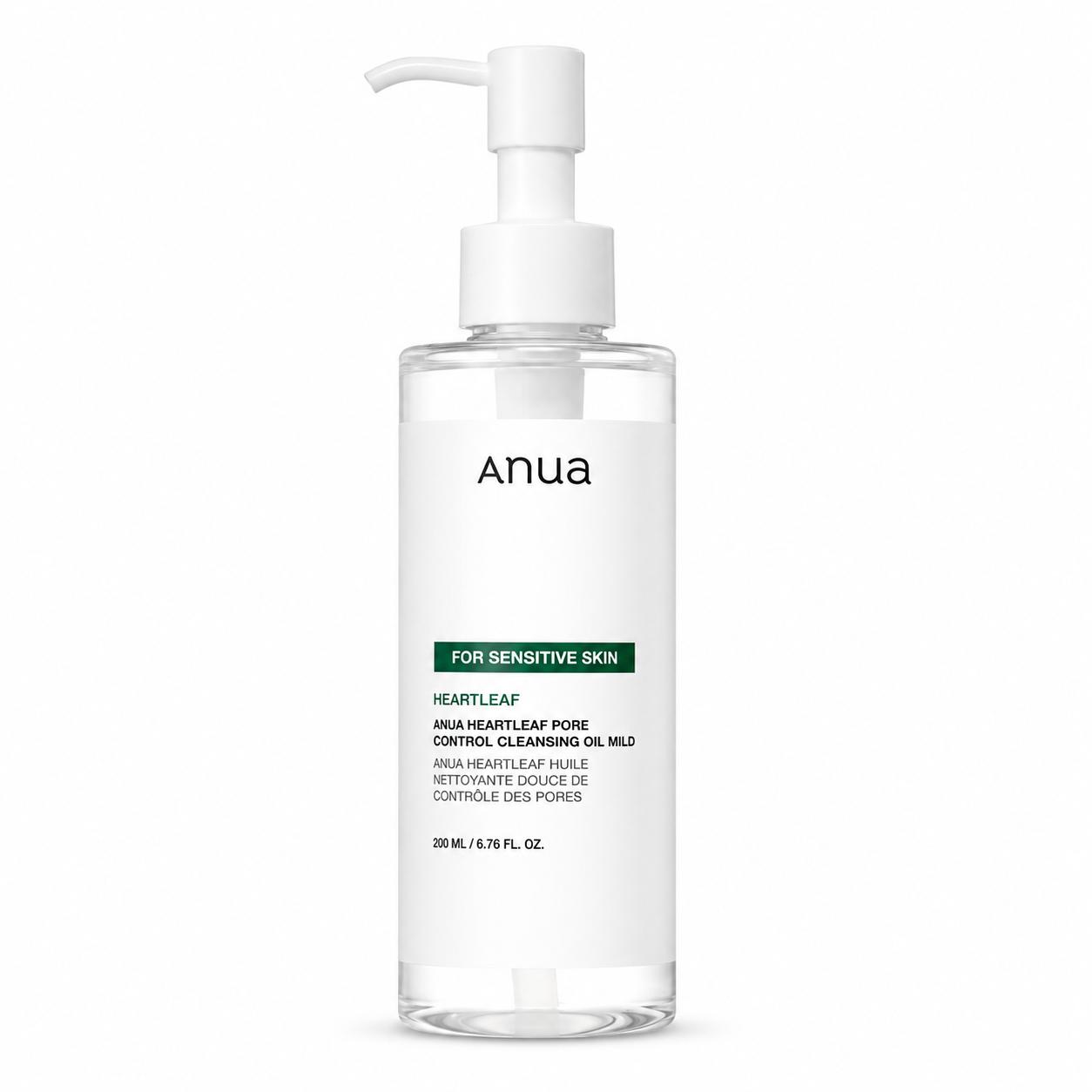 ANUA Heartleaf Pore Control Cleansing Oil Mild – Huile Démaquillante Douce pour Peaux Sensibles