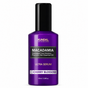 KUNDAL Macadamia Hair Serum – Cherry Blossom – Sérum Capillaire Nourrissant