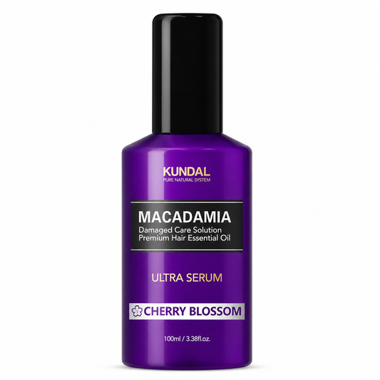KUNDAL Macadamia Hair Serum – Cherry Blossom – Sérum Capillaire Nourrissant