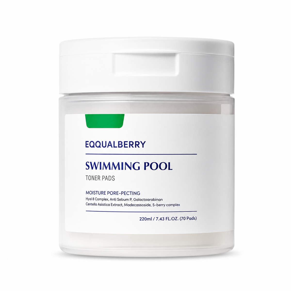 EQQUALBERRY SWIMMING POOL TONER PADS MOISTURE PORE FECTING