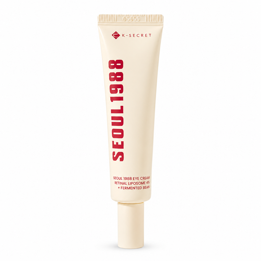K-SECRET SEOUL 1988 Eye Cream – Retinal Liposome 4% + Fermented Bean | Soin Anti-Âge